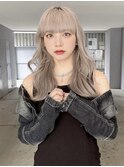 《袴田》ミルクティーグレージュ/レイヤーカット