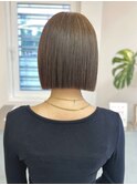ストレートボブ×タッセルボブ×オリーブカラー