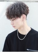 無造作前下がりマッシュ