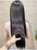 髪質改善トリートメント ロングストレート 艶髪 20代 縮毛矯正 