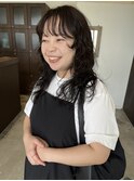 【杏】ミディアムパーマ