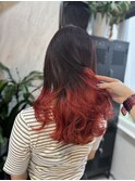 推しカラー/赤/赤髪