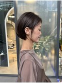 お手入れ簡単♪ショートボブ。【金子】