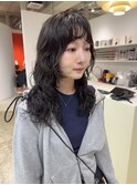 黒髪/オリーブグレー/ココアベージュ/小顔/クラゲヘアー【千葉】