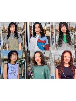 【和歌山駅車で5分】ニュアンスパーマ～くるくるパーマまでどんなスタイルもお任せください。