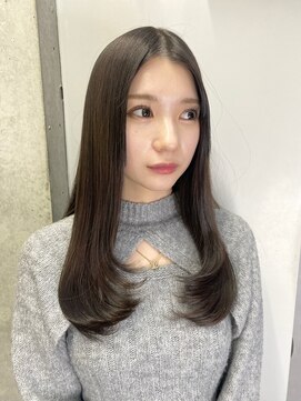 ユアーズヘア 東新宿店(youres hair) 艶髪ワンカールレイヤースタイル