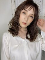 カバーヘアアンドスパ ブリス 浦和(COVER HAIR&SPA bliss)&nbsp;ゆるふわミディアムデジタルパーマ×小顔見せ大人可愛いp浦和