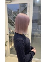 イヴ 原宿(I've)&nbsp;ホワイトピンクラベンダー×外はねボブ【原宿/i've】tomoya