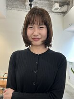 マルケ ドゥ マッシュ(MaruQuee de mashu)&nbsp;レイヤー/ラウンドバング/ハッシュボブ/韓国/ボブ/梅田