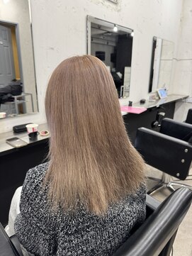 プライズ 所沢プロぺ通り店(prize) 春の透明感◎ミルクティーベージュ×韓国風レイヤー小顔ヘア所沢