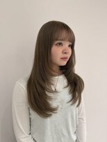デビュー 沖縄泡瀬店(Debut) イメチェン/ピンクベージュ/アンブレラカラー/前髪/沖縄市