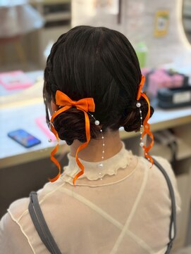ヘアアレンジメント ボガスティーズ 溝の口店(Hair arrangement Vogusty's) ツイン団子/イベント/推し活/専門店/ディズニー