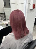 チェリーピンクラベンダーピンクケアブリーチ川越本川越