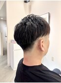 【清潔感】好印象ビジネスフェード×絶壁解消カット
