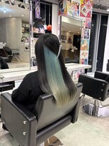 トーキョー オタクヘアー(TOKYO OTAKU HAIR) にじさんじ 叢雲カゲツ/インナーカラー/推しカラー/寒色