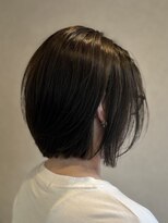 エリン バイ リル ヘアー 本陣(eLin by LiL hair)&nbsp;ボブ×アッシュグレージュ