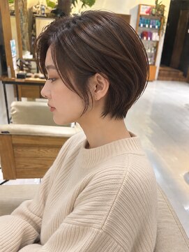 ヘアリゾート粋 リマ 銀座店(lima) 大人女性/ハンサムショート/透明感カラー/白髪