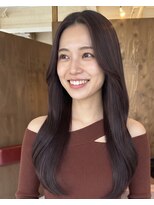零秒女髪 千里丘店&nbsp;上品な艶髪ロングの美髪スタイル髪質改善髪質改善カラー艶感