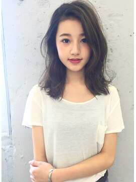 エアー 福岡(AIR) ［air FUKUOKA 掛橋  鎖骨レングス☆ニュアンスストレート］