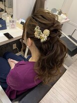 シム テンジン(hair & beaty SIM tenjin)&nbsp;お呼ばれヘアセット♪
