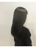 グレージュ 髪質改善ストレート