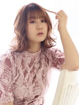 ヘアリゾート ブーケ(hair+resort bouquet) ブーケ星野☆モテミディアム×シアーベージュ