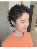 テトヘアー(teto hair) くるくる　ハードパーマ　スパイラル　ショート　ウェーブ 