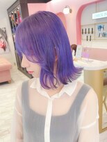 アマンドール(Aman D'or)&nbsp;ぷつっとミディ×グロスブルーラベンダー