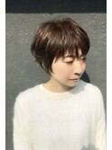 アンニュイパーマショート