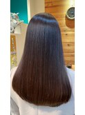 艶髪縮毛矯正ロングヘア