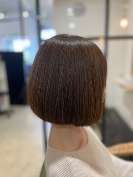 ヘアーメイク マーズ 売布店(Hair Make Mars) グレイカラー×ボブ