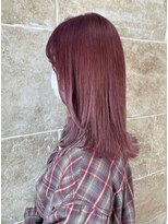 グリッター(GRITTERs)&nbsp;顔周りレイヤー×ピンクパープル