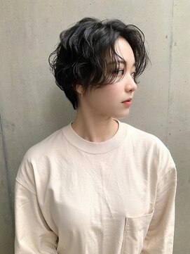 スウィープ 平尾(sweep) 【豊塚】20代30代40代ハンサムショートのパーマスタイル