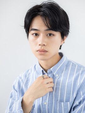 モッズヘアメン 札幌月寒店(mod's hair men) ビジカジOKな万能アッシュブラックショートスタイルc札幌月寒