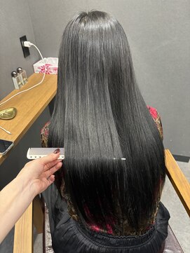 ボアップ 京橋店(boappu) #暗髪#黒髪#ロングヘア#エクステ#プルエクステ#トリートメント