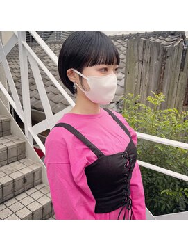 ミント(mint) ワイドバングなショートスタイル！