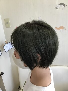 フープ(hoop) オリーブ系カラーで優しく涼しげな印象に♪