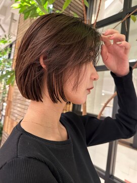 ジアン テラス(GIEN TERRASSE) #顎ラインボブ#透明感カラー/岸本 理希