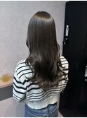 【透明感カラー】シアーグレージュ