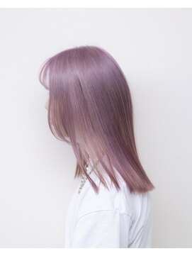 ルプラ ブリリアント(le-pla brilliant) ミディアムボブ/レイヤーカット/ダブルカラー/ピンク/パープル