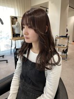 エヌダブリュエイチ(n.w.h)&nbsp;ほんのりパープルな艶ブラウンカラー