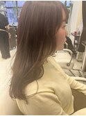 ナチュラルブラウン×フェイスレイヤー×髪質改善