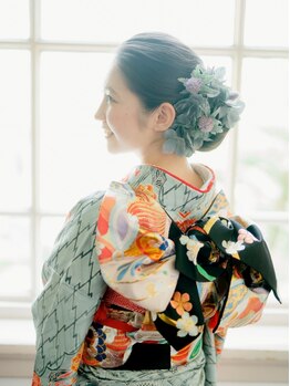 花七宝 京都の写真/【京都/御所西】着付・ヘアセットを手掛け20年以上のベテラン×着崩れないお着付けが好評*電話相談OK◎