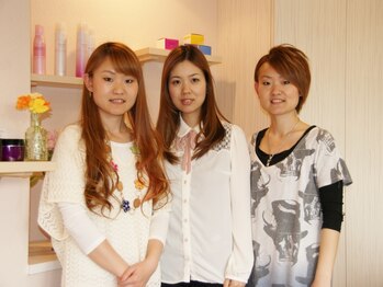 ヘアー ラピス(Hair Lapis)の写真/＊スタッフ全員女性＊同性目線の”大人可愛い”提案で、ワンランク上のStyleに。ご相談もお気軽にどうぞ♪