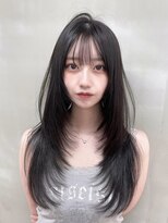 ロンドミラー 博多店(Lond Mirror)&nbsp;レイヤーカット/ハッシュカット/透明感/暗めカラー/ダブルカラー