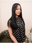スリークストレートロング×髪質改善ストレート
