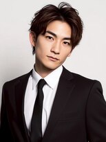 ルービック 奈良(Rubik's)&nbsp;メンズカットスパイラルパーマ波巻きセンターパート29