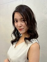 ファルベ(Farbe)&nbsp;黒髪カタログ/オリーブグレー/小顔に見せるヘア/ココアベージュ