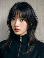 エイチ ウルフカット 大阪梅田(811)&nbsp;ハイライトくびれボブセミロングクラゲヘアショートウルフ