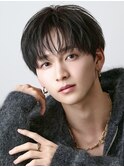 メンズショートコンマラウンドマッシュ